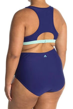 Load image into Gallery viewer, Adidas Plus Size Women's Navy Blue Swim Bikini Tankini Bottoms Briefs Hi NWT $54 - Image 2