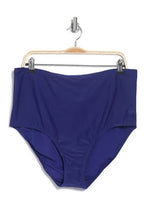 Load image into Gallery viewer, Adidas Plus Size Women's Navy Blue Swim Bikini Tankini Bottoms Briefs Hi NWT $54 - Image 4