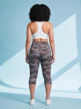 Load image into Gallery viewer, Plus Size Hi-Waisted Butter Soft Camo Capri Leggings