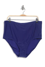Load image into Gallery viewer, Adidas Plus Size Women's Navy Blue Swim Bikini Tankini Bottoms Briefs Hi NWT $54