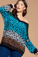 Load image into Gallery viewer, Ombre Cheetah V-Neck