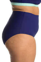 Load image into Gallery viewer, Adidas Plus Size Women's Navy Blue Swim Bikini Tankini Bottoms Briefs Hi NWT $54