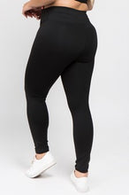 Load image into Gallery viewer, Plus Size Hi-Waisted Full Length Workout Leggings w/ Phone Pocket