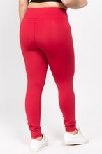 Load image into Gallery viewer, Plus Size Hi-Waisted Full Length Workout Leggings w/ Phone Pocket